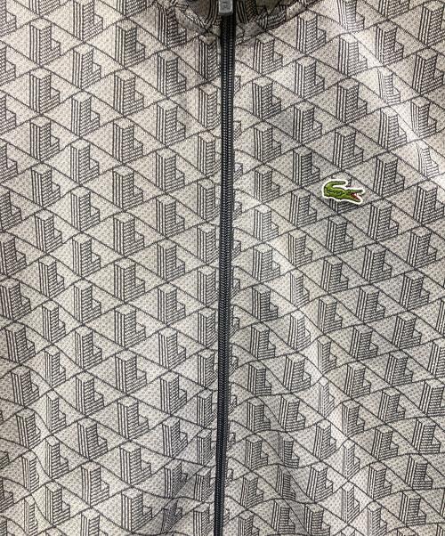 LACOSTE（ラコステ）LACOSTE (ラコステ) モノグラムジャカードトラックジャケット グレー サイズ:US　XSの古着・服飾アイテム