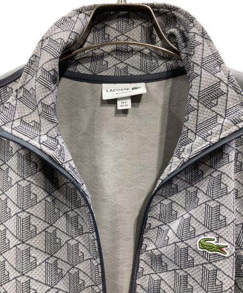 LACOSTE（ラコステ）LACOSTE (ラコステ) モノグラムジャカードトラックジャケット グレー サイズ:US　XSの古着・服飾アイテム