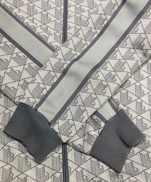 LACOSTE（ラコステ）LACOSTE (ラコステ) モノグラムジャカードトラックジャケット グレー サイズ:US　XSの古着・服飾アイテム