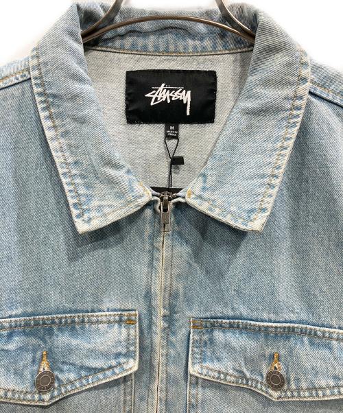 stussy（ステューシー）stussy (ステューシー) DENIM GARAGE JACKET(デニム・ガレージ・ジャケット) スカイブルー サイズ:Mの古着・服飾アイテム