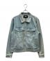stussy（ステューシー）の古着「DENIM GARAGE JACKET(デニム・ガレージ・ジャケット)」｜スカイブルー