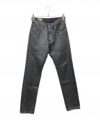LEVI'S×BIOTOPリーバイス×ビオトープ）の古着「別注 501(R) '54 ブラック CANDLE WAX」｜ブラック