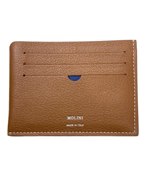 MOLINI（モリニ）MOLINI (モリニ) Fragment Case Camel ブラウン×ネイビーの古着・服飾アイテム