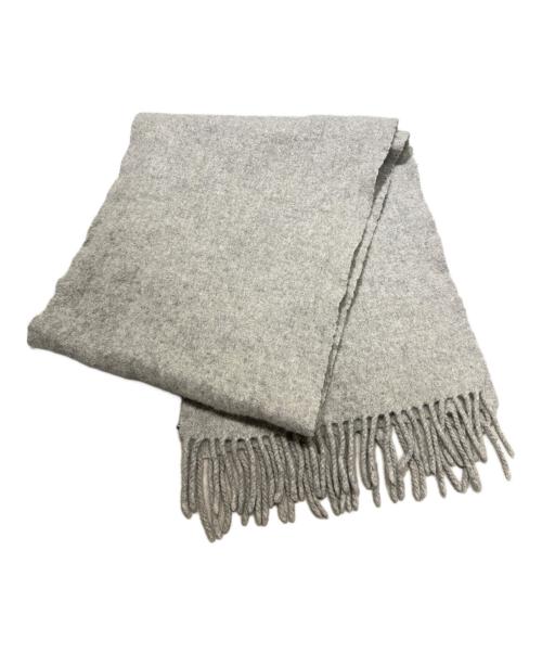 Vivienne Westwood（ヴィヴィアンウエストウッド）Vivienne Westwood (ヴィヴィアンウエストウッド) ロゴ刺繍マフラー グレーの古着・服飾アイテム