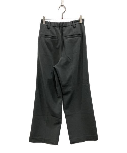 Spick and Span（スピック＆スパン）Spick and Span (スピック＆スパン) ダブルクロスツータックパンツ グレー サイズ:36の古着・服飾アイテム