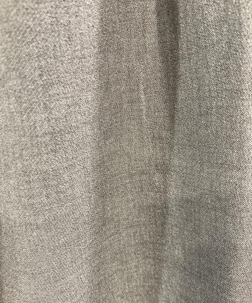 Spick and Span（スピック＆スパン）Spick and Span (スピック＆スパン) ダブルクロスツータックパンツ グレー サイズ:36の古着・服飾アイテム