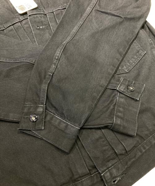 LEVI'S（リーバイス）LEVI'S (リーバイス) EDIFICE (エディフィス) 別注 ノーカラーデニムジャケット ブラック サイズ:SIZE Mの古着・服飾アイテム