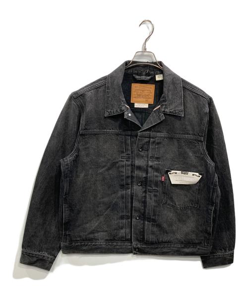 LEVI'S（リーバイス）LEVI'S (リーバイス) EDIFICE (エディフィス) 30th 別注 Type 1 Trucker Jacket BLACK ブラック サイズ:SIZE Lの古着・服飾アイテム