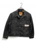 LEVI'S（リーバイス）の古着「30th 別注 Type 1 Trucker Jacket BLACK」｜ブラック