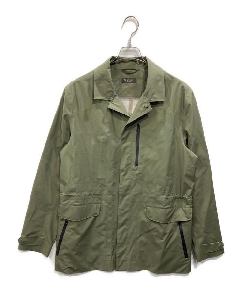 LORO PIANA（ロロピアーナ）LORO PIANA (ロロピアーナ) RAIN SYSTEM マイクロファイバー ジャケット オリーブ サイズ:SIZE Mの古着・服飾アイテム