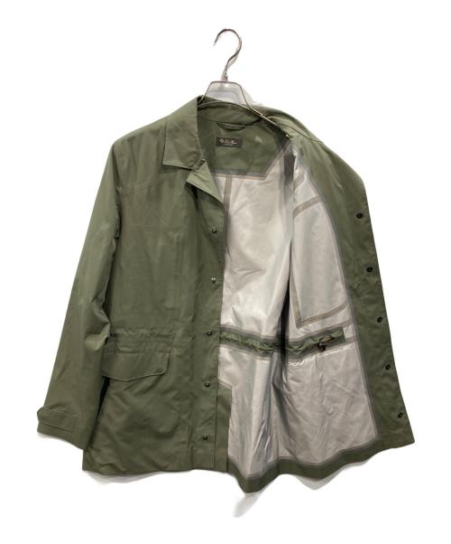 LORO PIANA（ロロピアーナ）LORO PIANA (ロロピアーナ) RAIN SYSTEM マイクロファイバー ジャケット オリーブ サイズ:SIZE Mの古着・服飾アイテム