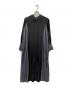 HARE (ハレ) 2WAYサイドスリットプリーツワンピース ブラック×グレー サイズ:F：4000円