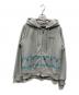muta MARINE（ムータマリン）の古着「Stencil Freedom Sleeve Zip-up Parka」｜グレー×ブルー
