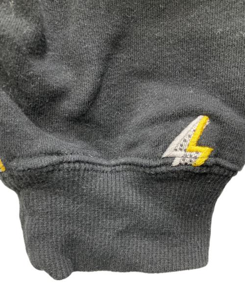 DOUBLE STANDARD CLOTHING（ダブルスタンダードクロージング）DOUBLE STANDARD CLOTHING (ダブルスタンダードクロージング) イナズマ刺繍トレーナー ブラック サイズ:48の古着・服飾アイテム