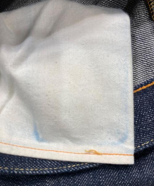 THREE KINGDOMS OVERALLS CO（スリーキングダムズ オーバーオールズ コー）THREE KINGDOMS OVERALLS CO (スリーキングダムズ オーバーオールズ コー) NATURAL INDIGO SELVEDGE DENIM PANTS RELAX TAPERED インディゴ サイズ:3の古着・服飾アイテム