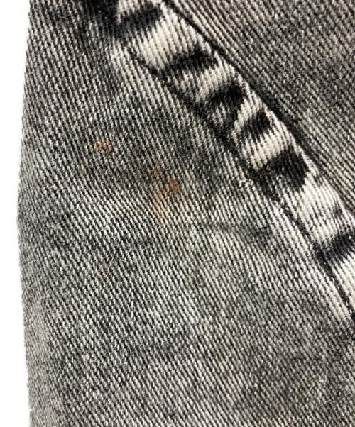 BLACK COMME des GARCONS（ブラックコムデギャルソン）BLACK COMME des GARCONS (ブラックコムデギャルソン) 20SS ケミカルウォッシュデニムスカート グレー サイズ:Sの古着・服飾アイテム