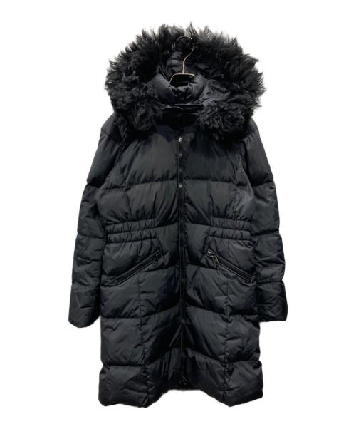 COACH（コーチ）COACH (コーチ) ラムファー ダウンコート ブラック サイズ:Sの古着・服飾アイテム