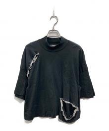 UNDERCOVER（アンダーカバー）の古着「23SS Mock-neck T-shirt(モックネックティーシャツ)」｜ブラック