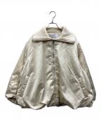 emmi atelierエミアトリエ）の古着「撥水リブカラーバルーンデザインブルゾン」｜オフホワイト