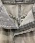 中古・古着 MAISON SPECIAL (メゾンスペシャル) Side-Tuck Cocoon Denim Pants(サイドタックコクーンデニムパンツ) ブラック×グレー サイズ:36：8000円