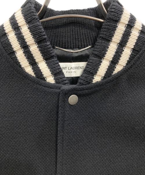 Saint Laurent Paris（サンローランパリ）Saint Laurent Paris (サンローランパリ) テディ ウールジャケット ブラック サイズ:50の古着・服飾アイテム