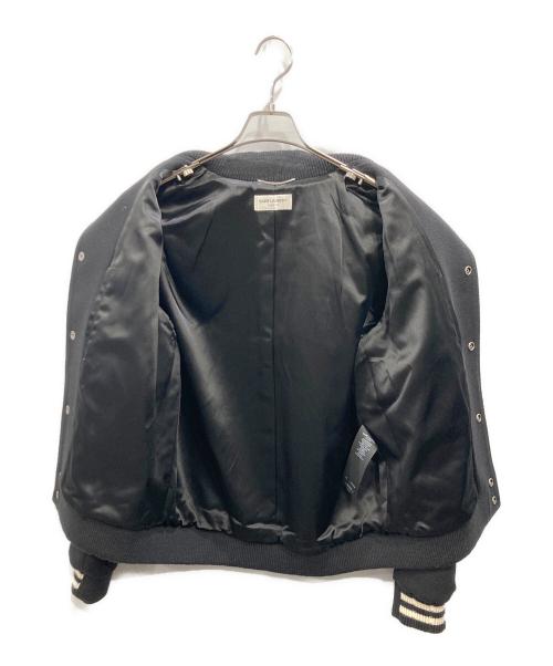 Saint Laurent Paris（サンローランパリ）Saint Laurent Paris (サンローランパリ) テディ ウールジャケット ブラック サイズ:50の古着・服飾アイテム