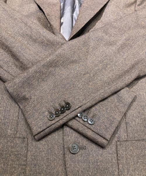 blazer's bank.com（ブレイザーズバンク）blazer's bank.com (ブレイザーズバンク) REDAファブリック 段返りジャケット（レダ ファブリック 段返り ジャケット ブラウン サイズ: 170-6Dropの古着・服飾アイテム