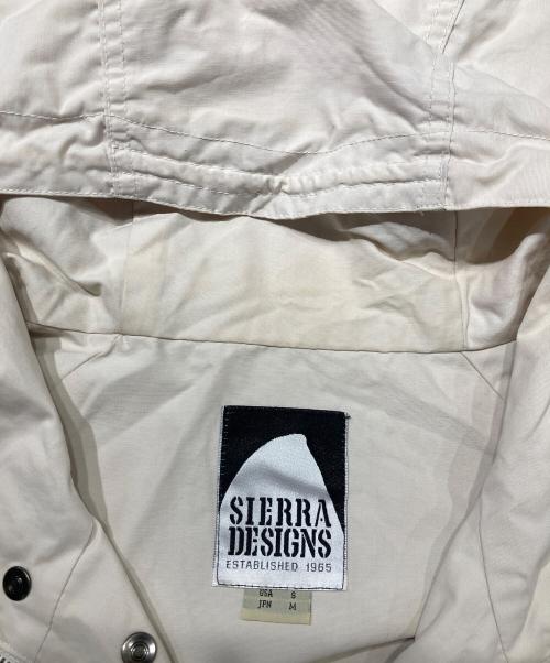 SIERRA DESIGNS（シエラデザインズ）SIERRA DESIGNS (シエラデザインズ) ベーシック マウンテンパーカー アイボリー サイズ:Mの古着・服飾アイテム