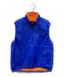 AFB（エーエフビー）の古着「REVERSIBLE NYLON PULLOVER VEST(リバーシブル ナイロン プルオーバー ベスト）」｜ブルー×オレンジ