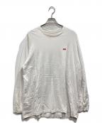 SUPREMEシュプリーム）の古着「24SS Small Box Logo L/S Tee(24SS スモール ボックス ロゴ ロングスリーブ ティー）」｜ホワイト