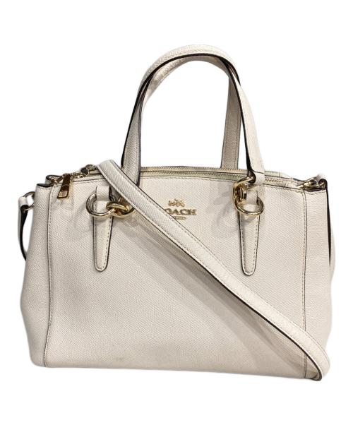 COACH（コーチ）COACH (コーチ) ミニ クリスティ キャリーオール アイボリーの古着・服飾アイテム