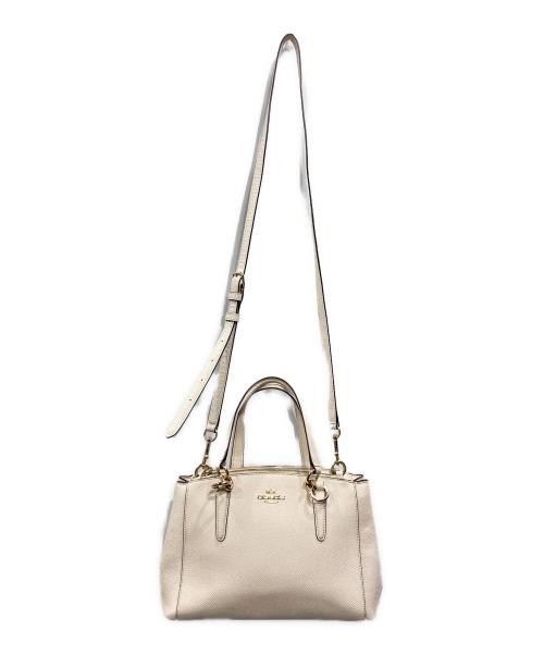 COACH（コーチ）COACH (コーチ) ミニ クリスティ キャリーオール アイボリーの古着・服飾アイテム