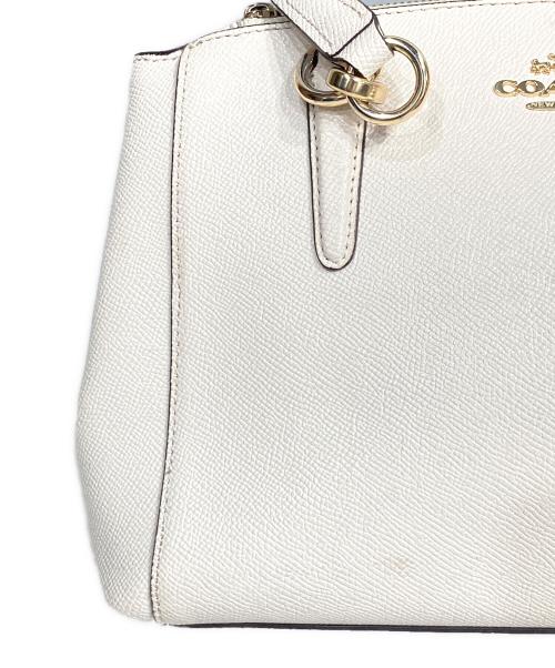 COACH（コーチ）COACH (コーチ) ミニ クリスティ キャリーオール アイボリーの古着・服飾アイテム