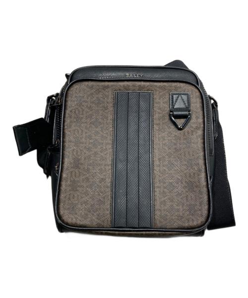 BALLY（バリー）BALLY (バリー) Bモノグラム ショルダーバッグ ブラウンの古着・服飾アイテム