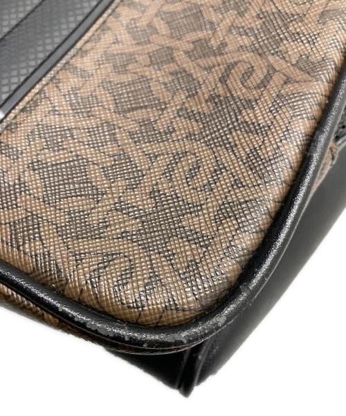 BALLY（バリー）BALLY (バリー) Bモノグラム ショルダーバッグ ブラウンの古着・服飾アイテム