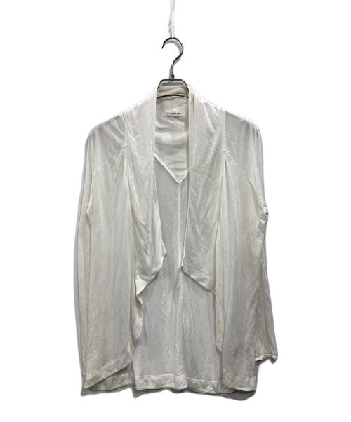 HELMUT LANG（ヘルムートラング）HELMUT LANG (ヘルムートラング) SLACK JERSEY COCOON NK ホワイト サイズ:Sの古着・服飾アイテム