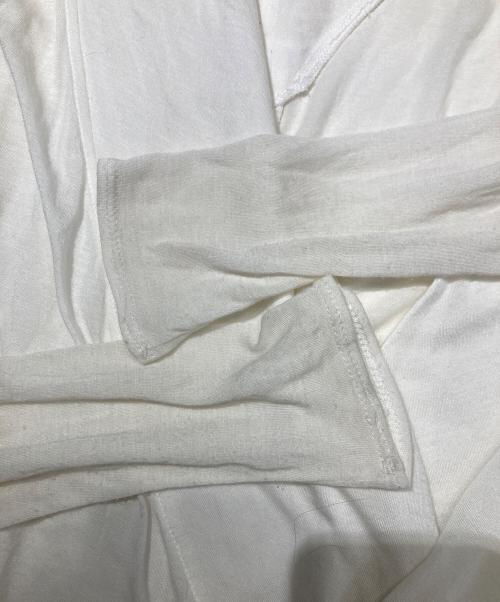 HELMUT LANG（ヘルムートラング）HELMUT LANG (ヘルムートラング) SLACK JERSEY COCOON NK ホワイト サイズ:Sの古着・服飾アイテム