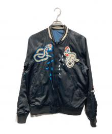 DIESEL（ディーゼル）の古着「リバーシブルブルゾン」｜ブラック×ブルー