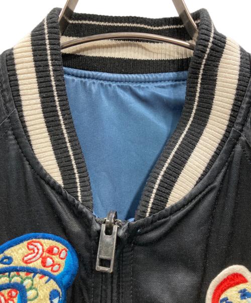 DIESEL（ディーゼル）DIESEL (ディーゼル) リバーシブルブルゾン ブラック×ブルー サイズ:Mの古着・服飾アイテム