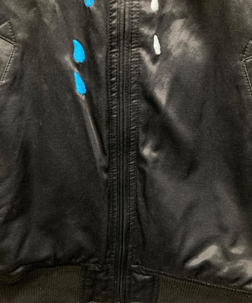 DIESEL（ディーゼル）DIESEL (ディーゼル) リバーシブルブルゾン ブラック×ブルー サイズ:Mの古着・服飾アイテム