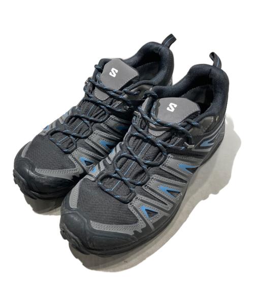 SALOMON（サロモン）SALOMON (サロモン) X Ultra Pioneer GTX(エックス・ウルトラ・パイオニア・ジーティーエックス) ブラック×ブルー サイズ:27.5cmの古着・服飾アイテム
