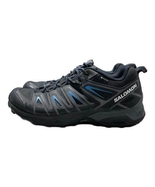 SALOMON（サロモン）SALOMON (サロモン) X Ultra Pioneer GTX(エックス・ウルトラ・パイオニア・ジーティーエックス) ブラック×ブルー サイズ:27.5cmの古着・服飾アイテム