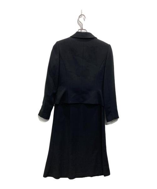 SOIR PERLE（ソワール ペルル）SOIR PERLE (ソワール ペルル) ジャケット×ワンピース セットアップ ブラック サイズ:9の古着・服飾アイテム