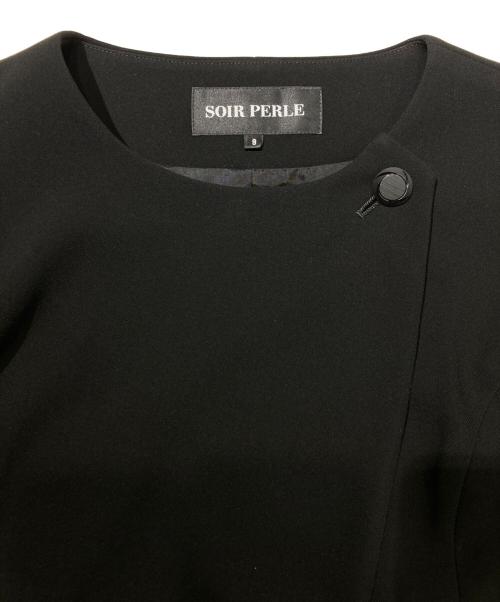 SOIR PERLE（ソワール ペルル）SOIR PERLE (ソワール ペルル) ジャケット×ワンピース セットアップ ブラック サイズ:9の古着・服飾アイテム