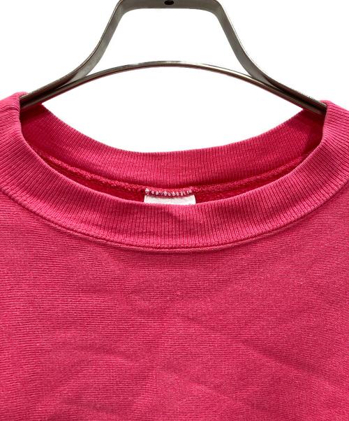 Champion（チャンピオン）Champion (チャンピオン) USA製刺繍タグ リバースウィーブ クルーネックスウェット ピンク サイズ:Lの古着・服飾アイテム