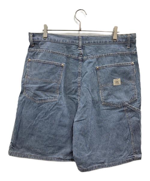 RRL（ダブルアールエル）RRL (ダブルアールエル) 三ツ星タグ ペインターショーツ ブルー サイズ:36の古着・服飾アイテム