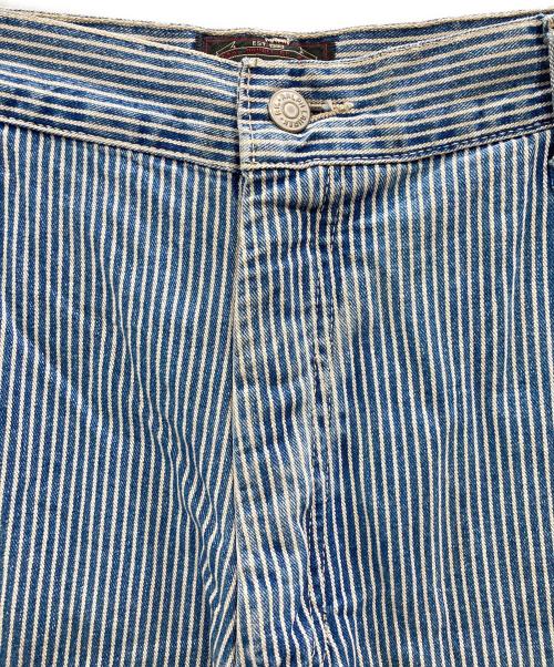 RRL（ダブルアールエル）RRL (ダブルアールエル) 三ツ星タグ ペインターショーツ ブルー サイズ:36の古着・服飾アイテム