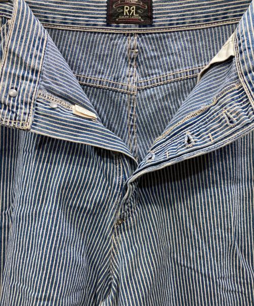 RRL（ダブルアールエル）RRL (ダブルアールエル) 三ツ星タグ ペインターショーツ ブルー サイズ:36の古着・服飾アイテム