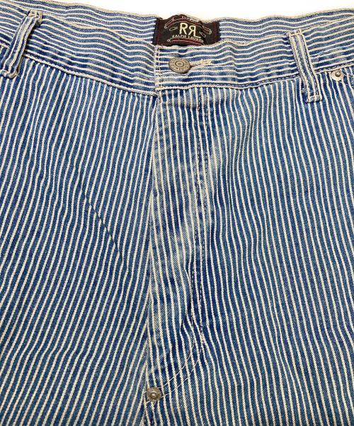 RRL（ダブルアールエル）RRL (ダブルアールエル) 三ツ星タグ ペインターショーツ ブルー サイズ:36の古着・服飾アイテム