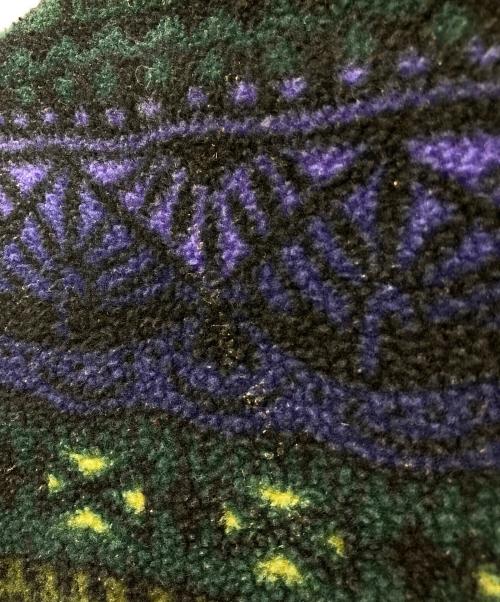 Patagonia（パタゴニア）Patagonia (パタゴニア) 97年製 アステカ柄 シンチラスナップT グリーン サイズ:Lの古着・服飾アイテム